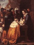 Adoration of the Magi sg MURILLO, Bartolome Esteban